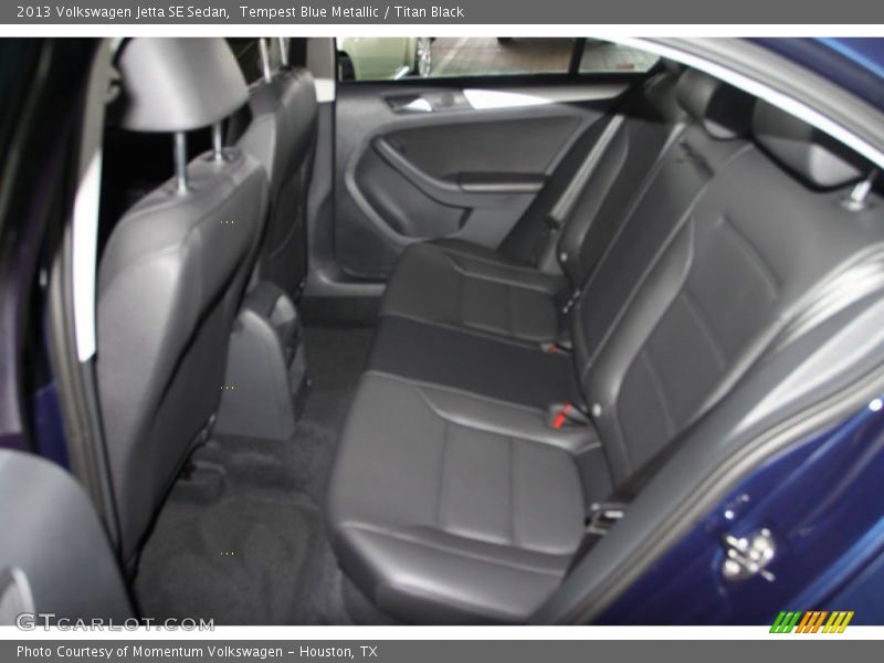 Tempest Blue Metallic / Titan Black 2013 Volkswagen Jetta SE Sedan