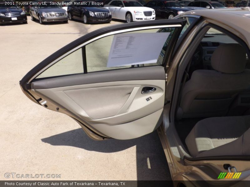 Sandy Beach Metallic / Bisque 2011 Toyota Camry LE