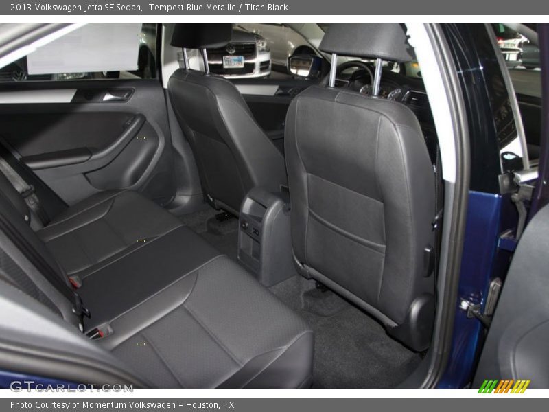 Tempest Blue Metallic / Titan Black 2013 Volkswagen Jetta SE Sedan