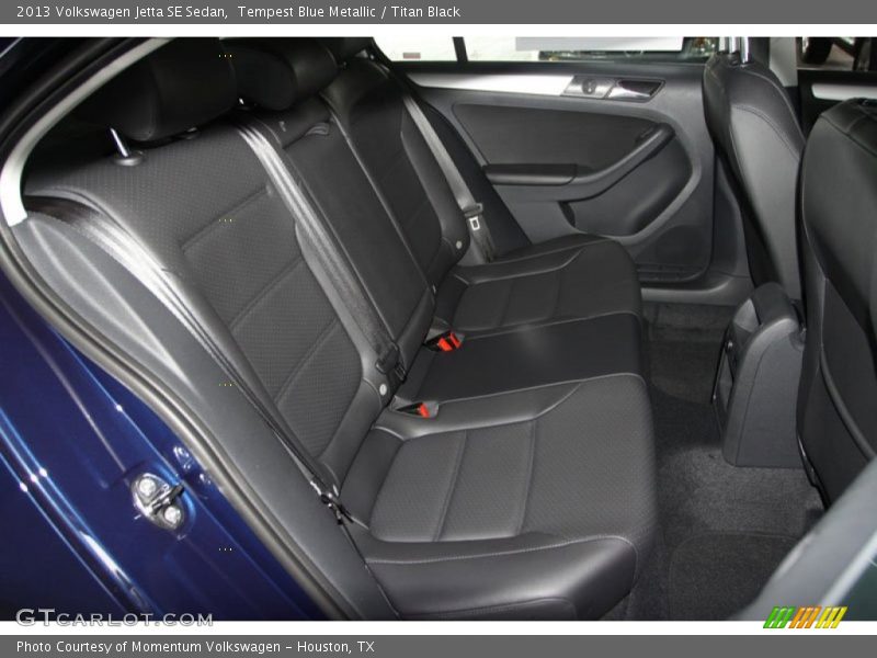 Tempest Blue Metallic / Titan Black 2013 Volkswagen Jetta SE Sedan