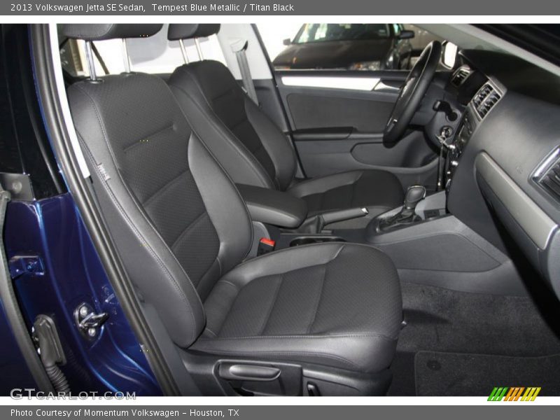 Tempest Blue Metallic / Titan Black 2013 Volkswagen Jetta SE Sedan