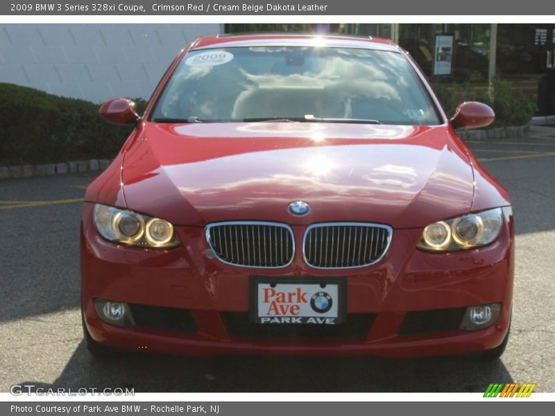 Crimson Red / Cream Beige Dakota Leather 2009 BMW 3 Series 328xi Coupe