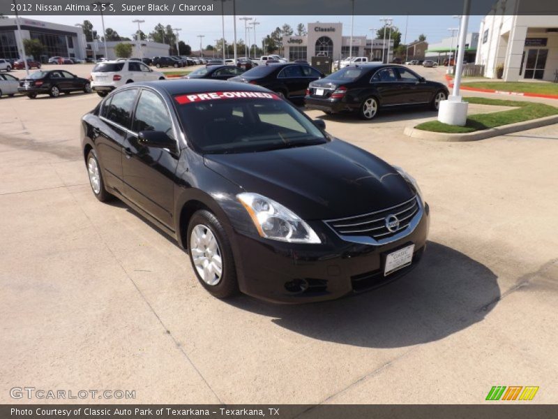 Super Black / Charcoal 2012 Nissan Altima 2.5 S