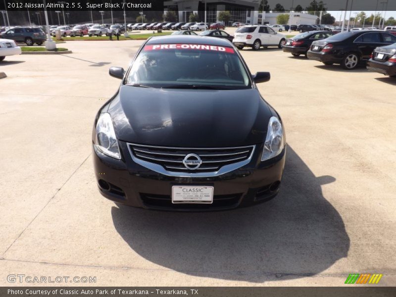 Super Black / Charcoal 2012 Nissan Altima 2.5 S