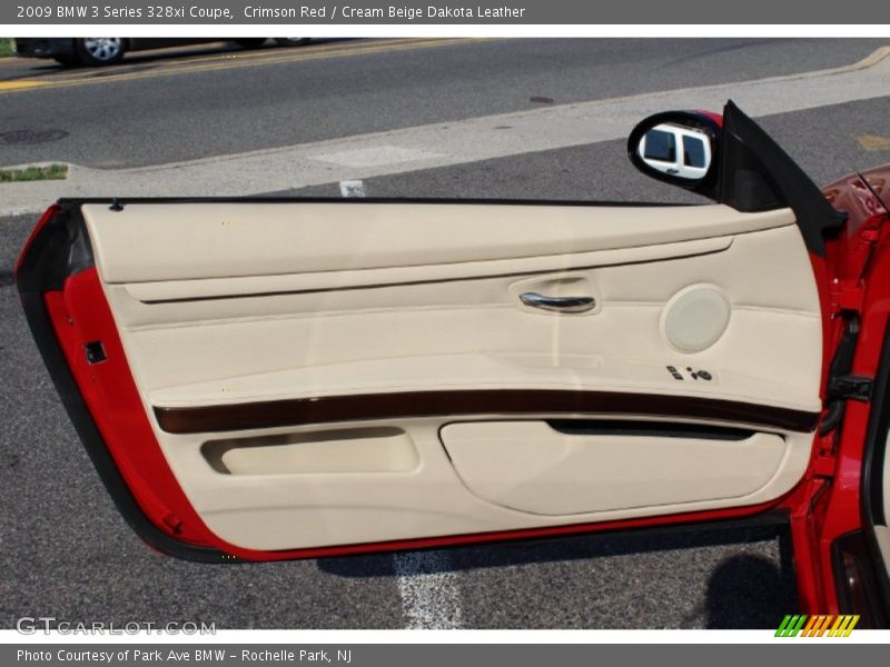 Crimson Red / Cream Beige Dakota Leather 2009 BMW 3 Series 328xi Coupe