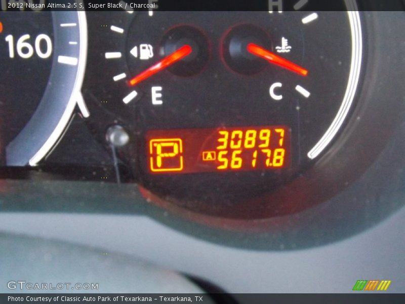 Super Black / Charcoal 2012 Nissan Altima 2.5 S