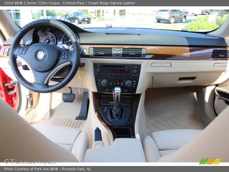 Crimson Red / Cream Beige Dakota Leather 2009 BMW 3 Series 328xi Coupe