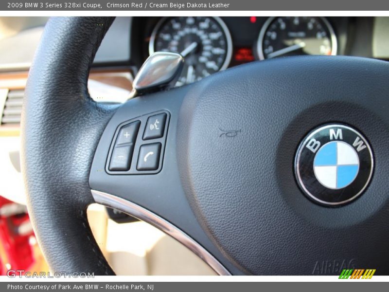 Crimson Red / Cream Beige Dakota Leather 2009 BMW 3 Series 328xi Coupe