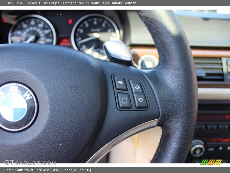 Crimson Red / Cream Beige Dakota Leather 2009 BMW 3 Series 328xi Coupe