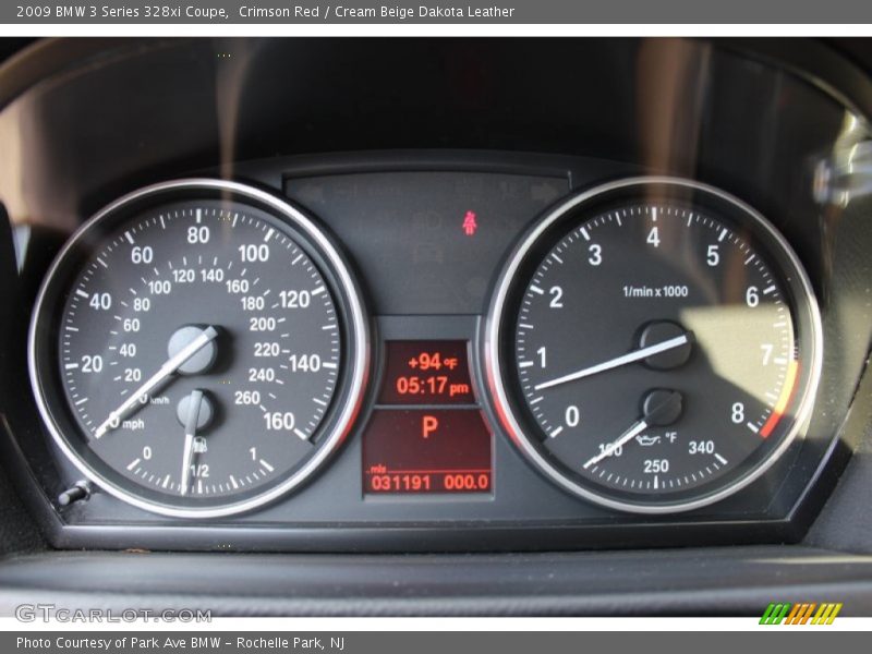 Crimson Red / Cream Beige Dakota Leather 2009 BMW 3 Series 328xi Coupe