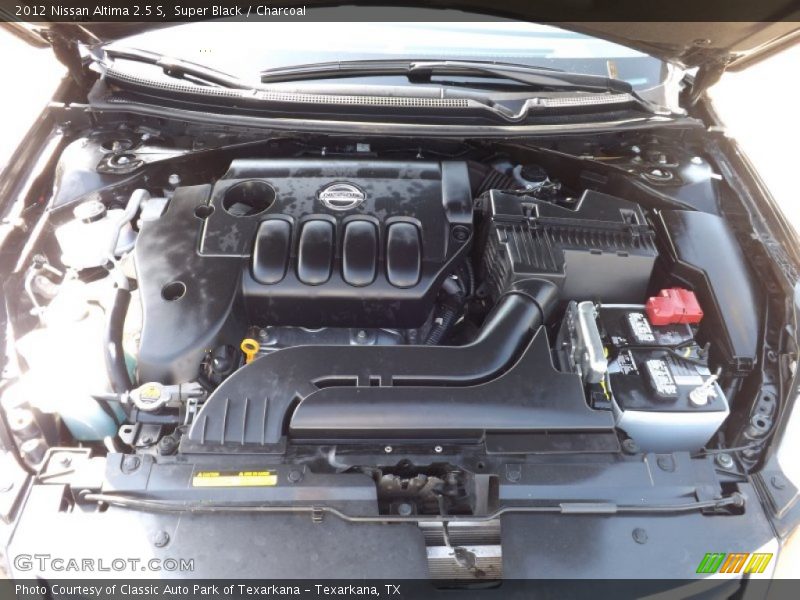 Super Black / Charcoal 2012 Nissan Altima 2.5 S