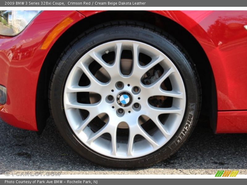 Crimson Red / Cream Beige Dakota Leather 2009 BMW 3 Series 328xi Coupe