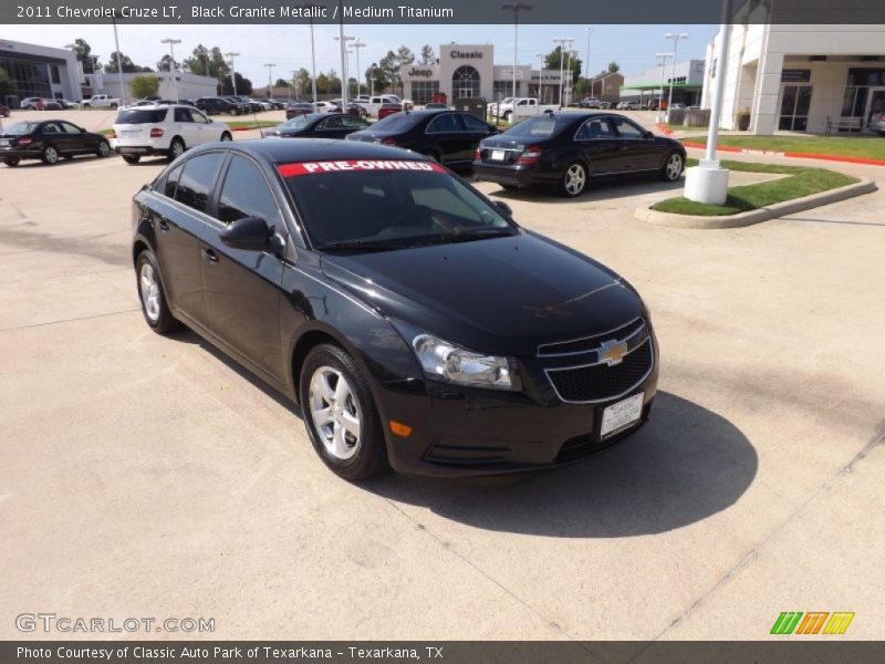 Black Granite Metallic / Medium Titanium 2011 Chevrolet Cruze LT
