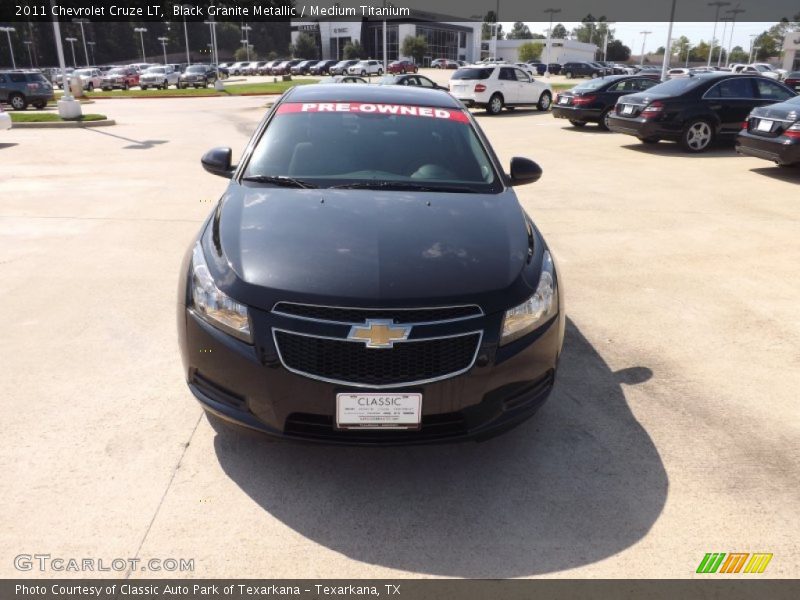 Black Granite Metallic / Medium Titanium 2011 Chevrolet Cruze LT