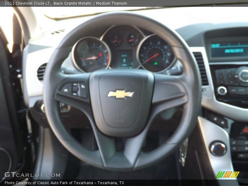 Black Granite Metallic / Medium Titanium 2011 Chevrolet Cruze LT