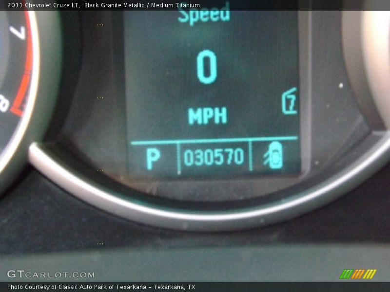 Black Granite Metallic / Medium Titanium 2011 Chevrolet Cruze LT