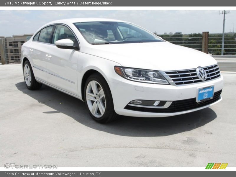 Candy White / Desert Beige/Black 2013 Volkswagen CC Sport