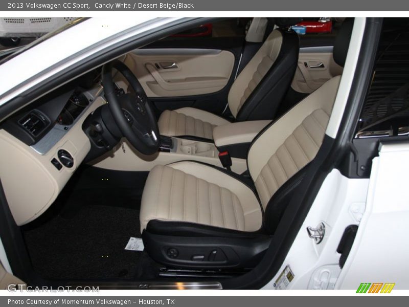 Candy White / Desert Beige/Black 2013 Volkswagen CC Sport