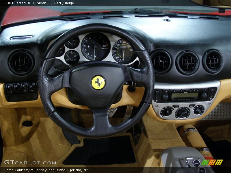 Red / Beige 2001 Ferrari 360 Spider F1