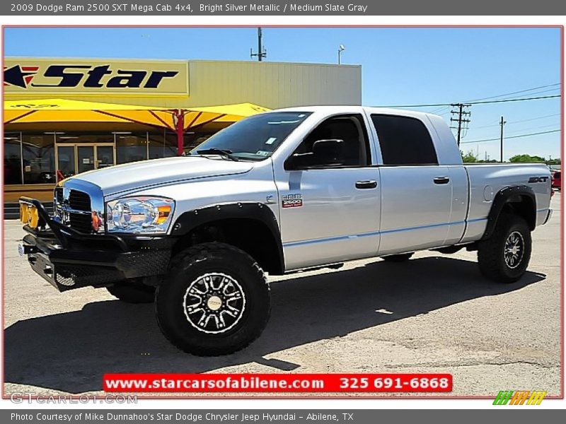 Bright Silver Metallic / Medium Slate Gray 2009 Dodge Ram 2500 SXT Mega Cab 4x4