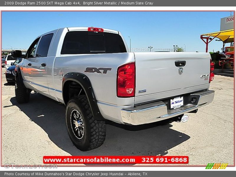 Bright Silver Metallic / Medium Slate Gray 2009 Dodge Ram 2500 SXT Mega Cab 4x4
