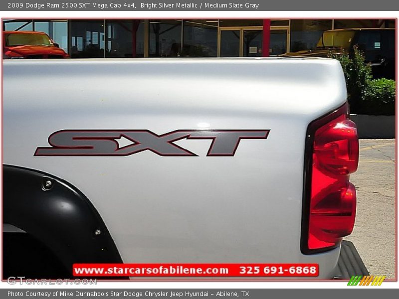 Bright Silver Metallic / Medium Slate Gray 2009 Dodge Ram 2500 SXT Mega Cab 4x4