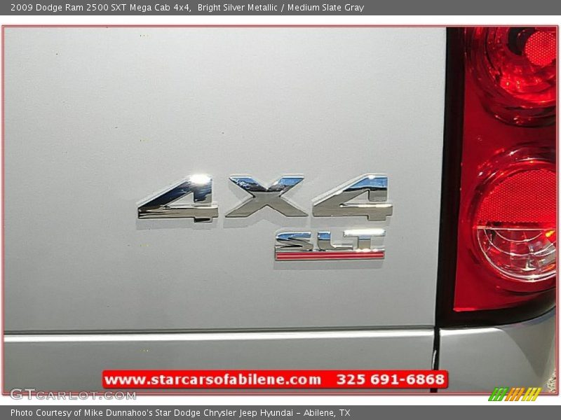 Bright Silver Metallic / Medium Slate Gray 2009 Dodge Ram 2500 SXT Mega Cab 4x4
