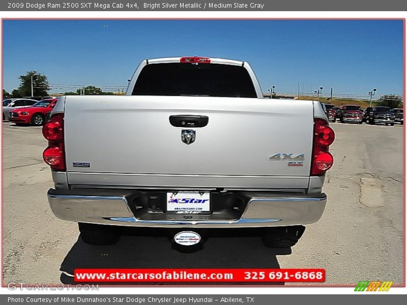 Bright Silver Metallic / Medium Slate Gray 2009 Dodge Ram 2500 SXT Mega Cab 4x4