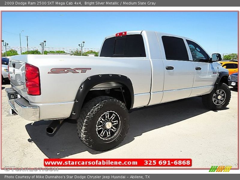 Bright Silver Metallic / Medium Slate Gray 2009 Dodge Ram 2500 SXT Mega Cab 4x4
