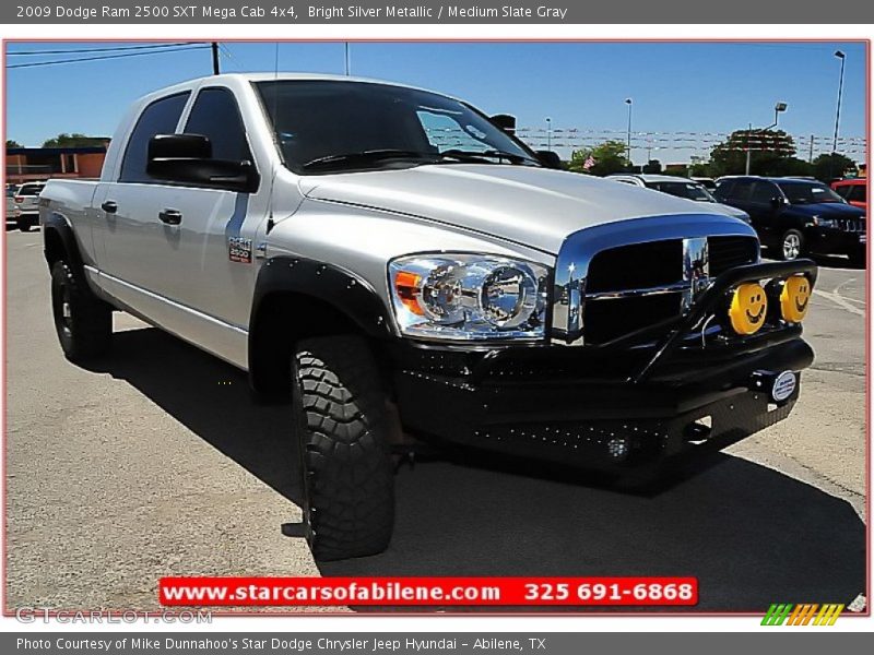 Bright Silver Metallic / Medium Slate Gray 2009 Dodge Ram 2500 SXT Mega Cab 4x4