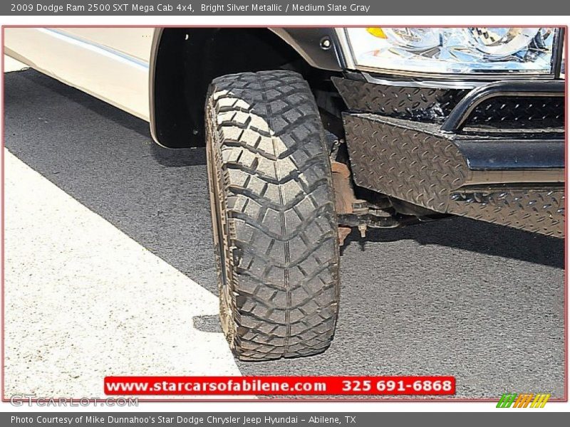 Bright Silver Metallic / Medium Slate Gray 2009 Dodge Ram 2500 SXT Mega Cab 4x4