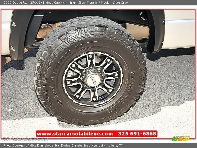 Bright Silver Metallic / Medium Slate Gray 2009 Dodge Ram 2500 SXT Mega Cab 4x4