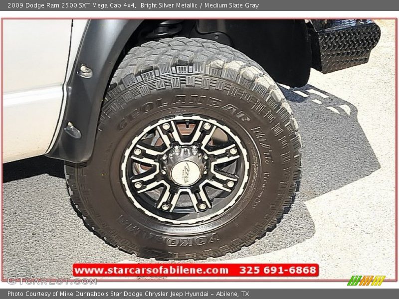 Bright Silver Metallic / Medium Slate Gray 2009 Dodge Ram 2500 SXT Mega Cab 4x4