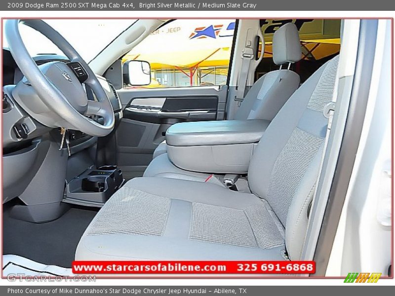 Bright Silver Metallic / Medium Slate Gray 2009 Dodge Ram 2500 SXT Mega Cab 4x4
