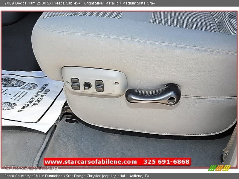 Bright Silver Metallic / Medium Slate Gray 2009 Dodge Ram 2500 SXT Mega Cab 4x4
