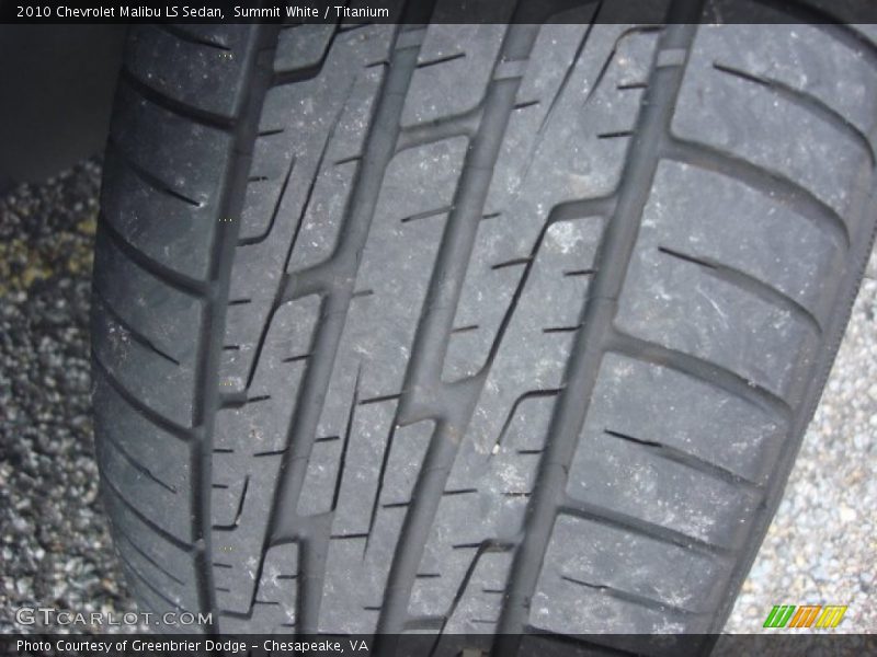 Summit White / Titanium 2010 Chevrolet Malibu LS Sedan