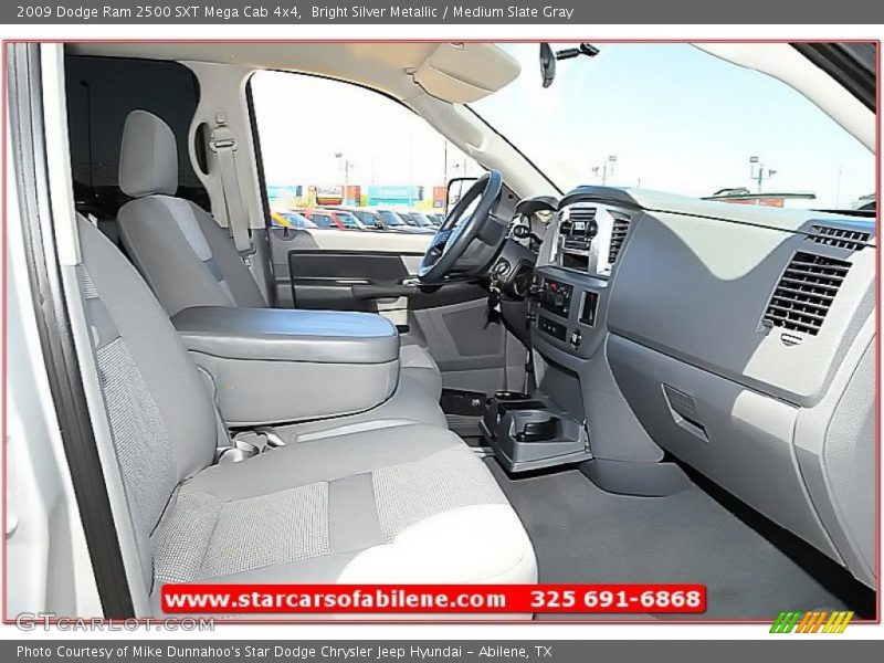 Bright Silver Metallic / Medium Slate Gray 2009 Dodge Ram 2500 SXT Mega Cab 4x4