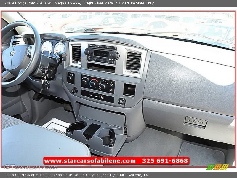 Bright Silver Metallic / Medium Slate Gray 2009 Dodge Ram 2500 SXT Mega Cab 4x4