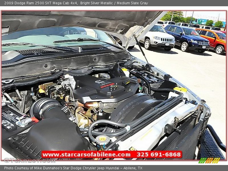Bright Silver Metallic / Medium Slate Gray 2009 Dodge Ram 2500 SXT Mega Cab 4x4