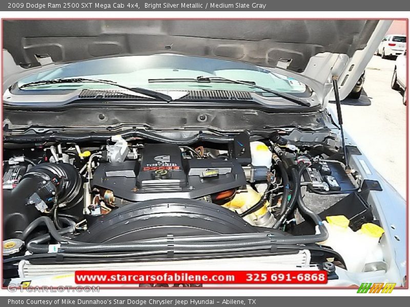 Bright Silver Metallic / Medium Slate Gray 2009 Dodge Ram 2500 SXT Mega Cab 4x4