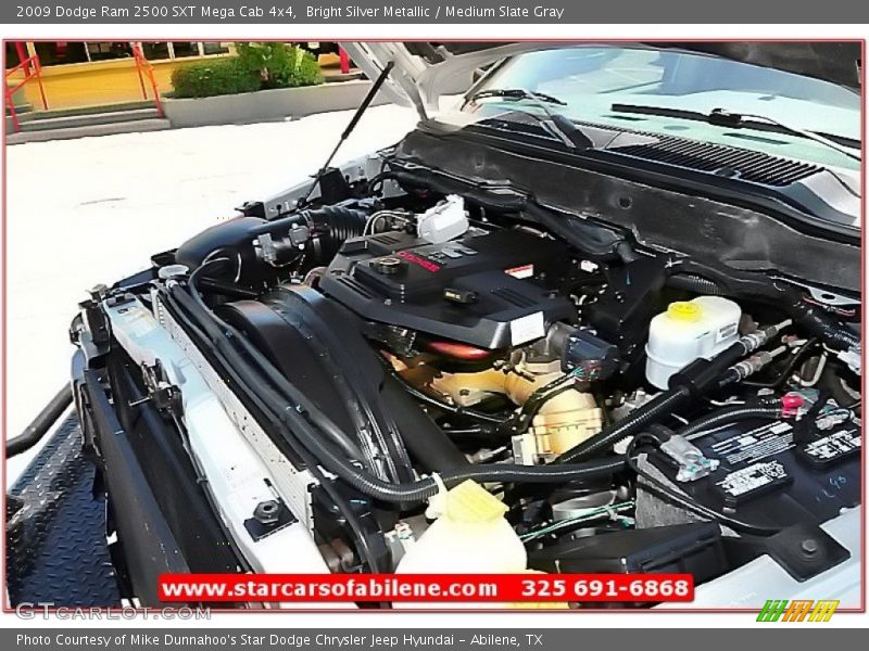 Bright Silver Metallic / Medium Slate Gray 2009 Dodge Ram 2500 SXT Mega Cab 4x4