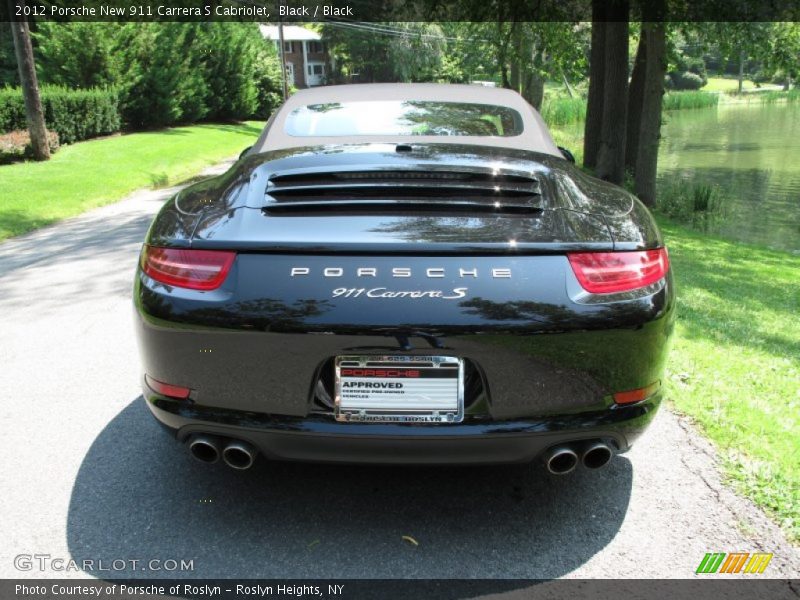 Black / Black 2012 Porsche New 911 Carrera S Cabriolet