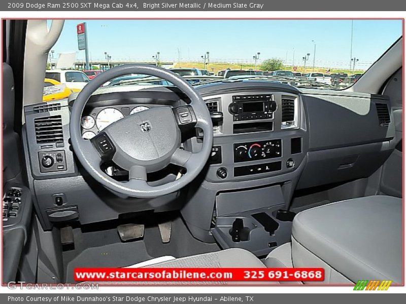 Bright Silver Metallic / Medium Slate Gray 2009 Dodge Ram 2500 SXT Mega Cab 4x4