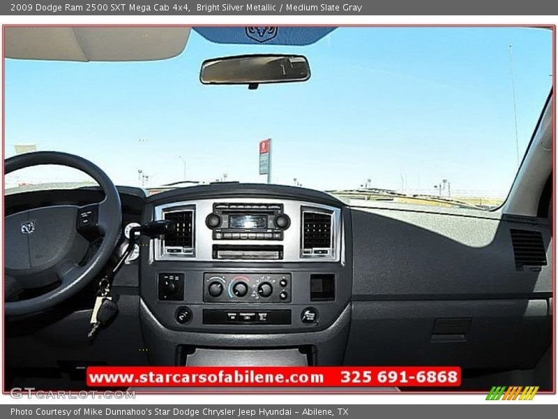 Bright Silver Metallic / Medium Slate Gray 2009 Dodge Ram 2500 SXT Mega Cab 4x4