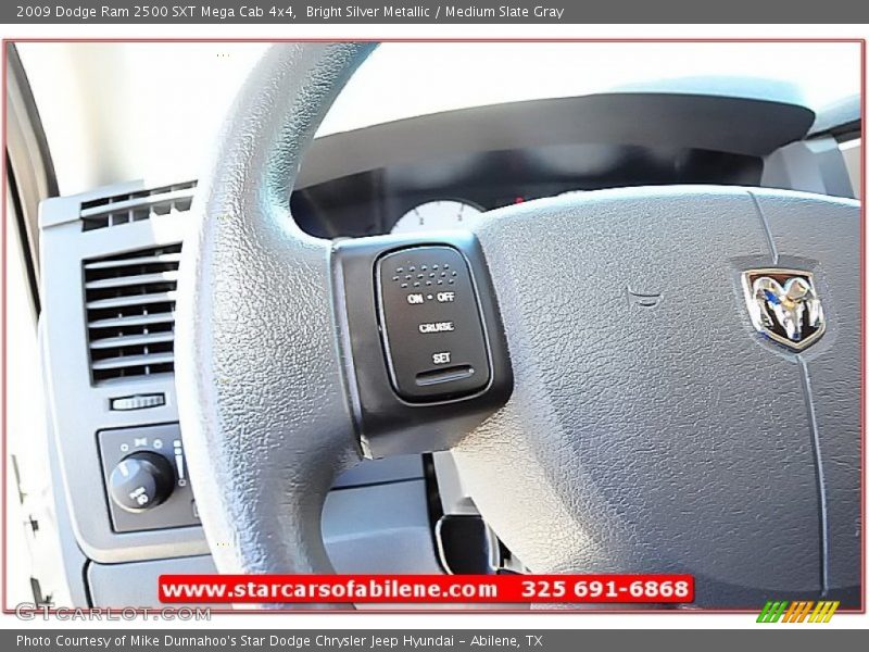Bright Silver Metallic / Medium Slate Gray 2009 Dodge Ram 2500 SXT Mega Cab 4x4