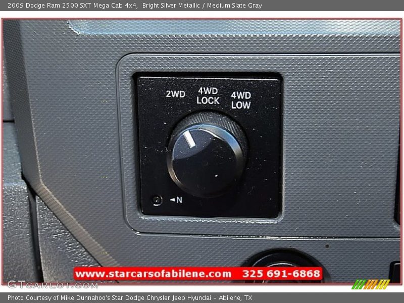 Bright Silver Metallic / Medium Slate Gray 2009 Dodge Ram 2500 SXT Mega Cab 4x4