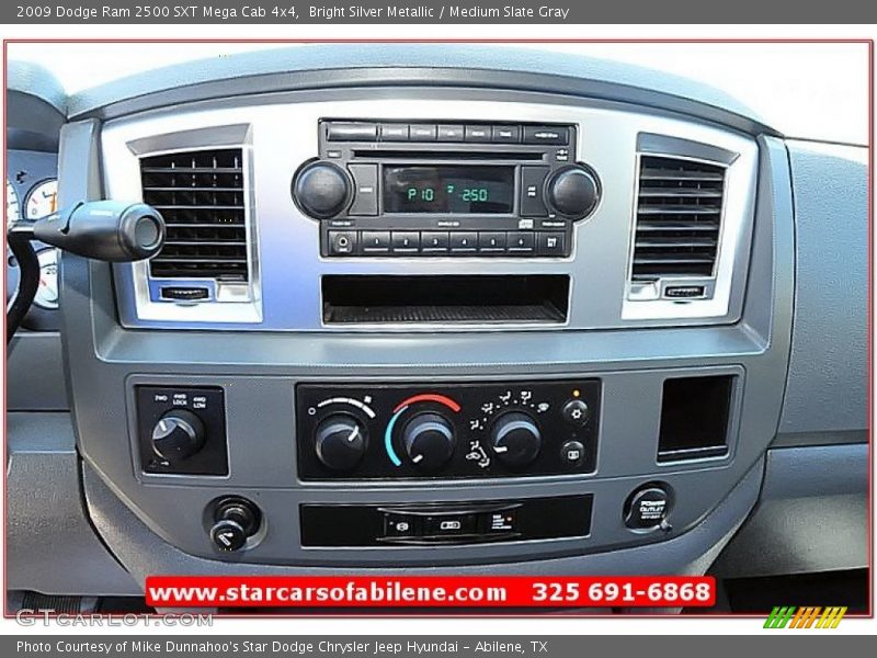 Bright Silver Metallic / Medium Slate Gray 2009 Dodge Ram 2500 SXT Mega Cab 4x4