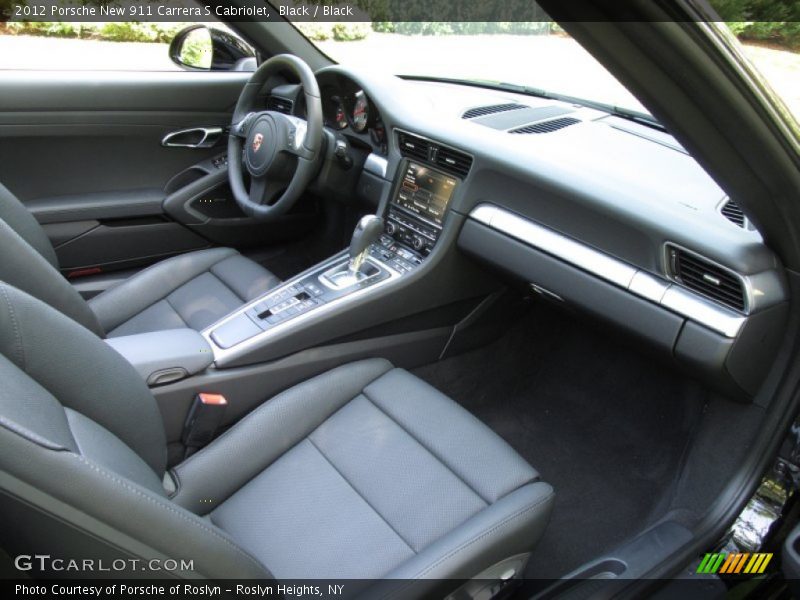  2012 New 911 Carrera S Cabriolet Black Interior