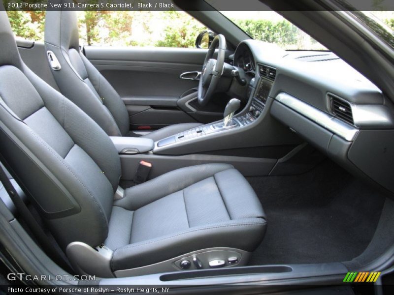 Front Seat of 2012 New 911 Carrera S Cabriolet