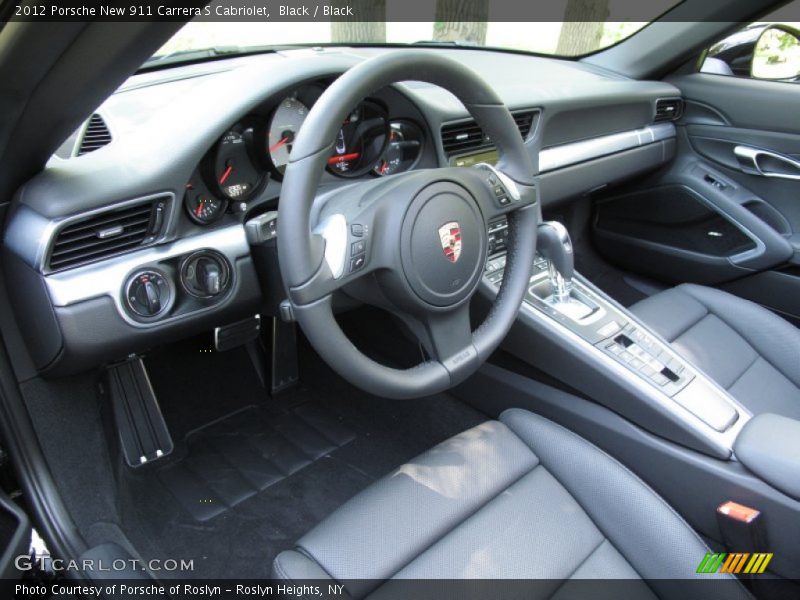 Black Interior - 2012 New 911 Carrera S Cabriolet 